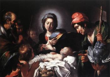 Bernardo Strozzi : Adoration of the Shepherds